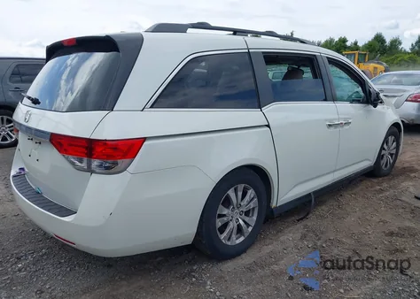 2015 Honda Odyssey Ex-L from USA, damaged, VIN 5FNRL5H65FB037592